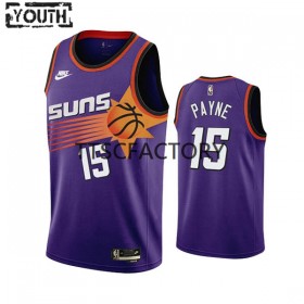 Camiseta Niños Phoenix Suns Cameron Payne 15 Nike 2022-23 Classic Edition Violeta Swingman